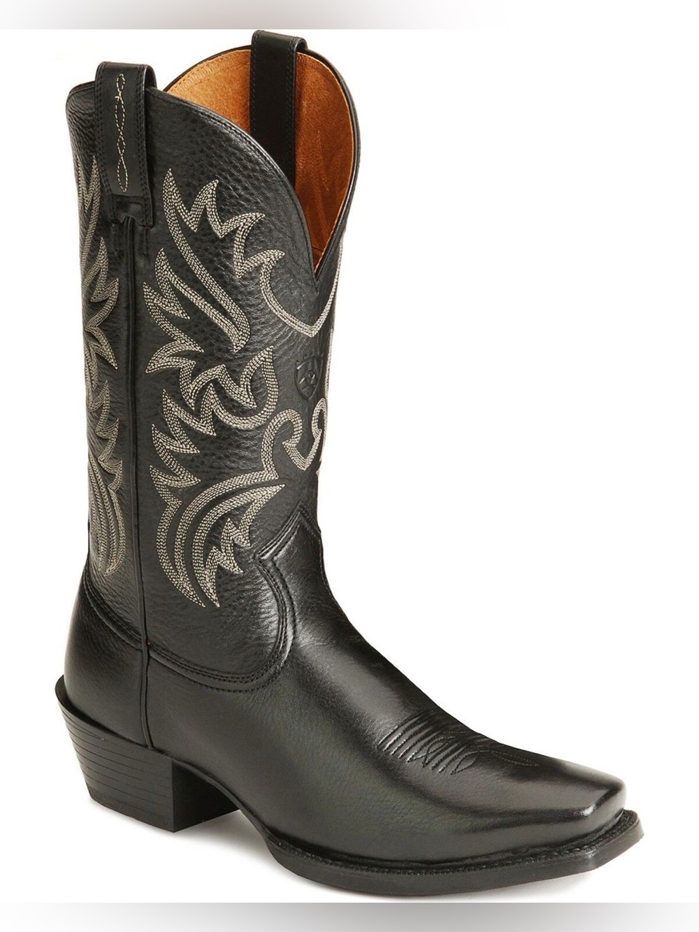 ARIAT MEN'S LEGEND WESTERN PERFORMANCE BLACK BOOTS - SQUARE TOE 11.5 D